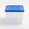 IRIS USA 4Pack 46.6qt WEATHERPRO Airtight Plastic Storage Bin with Lid and Seal and Secure Latching Buckles
